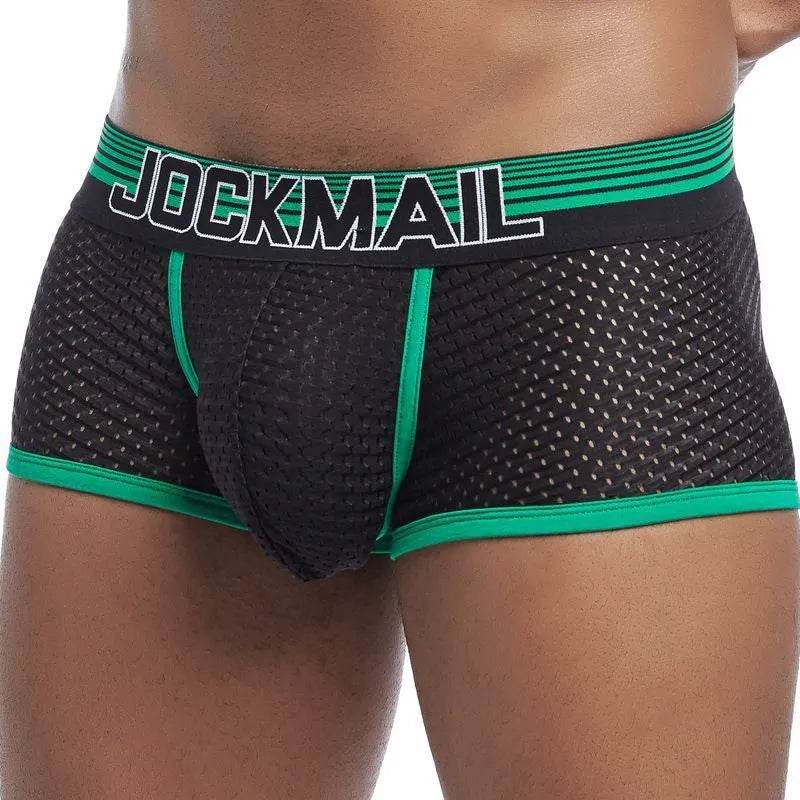 Mesh quick-drying JOCKMAIL Pouch Boxer Brief for men underwear