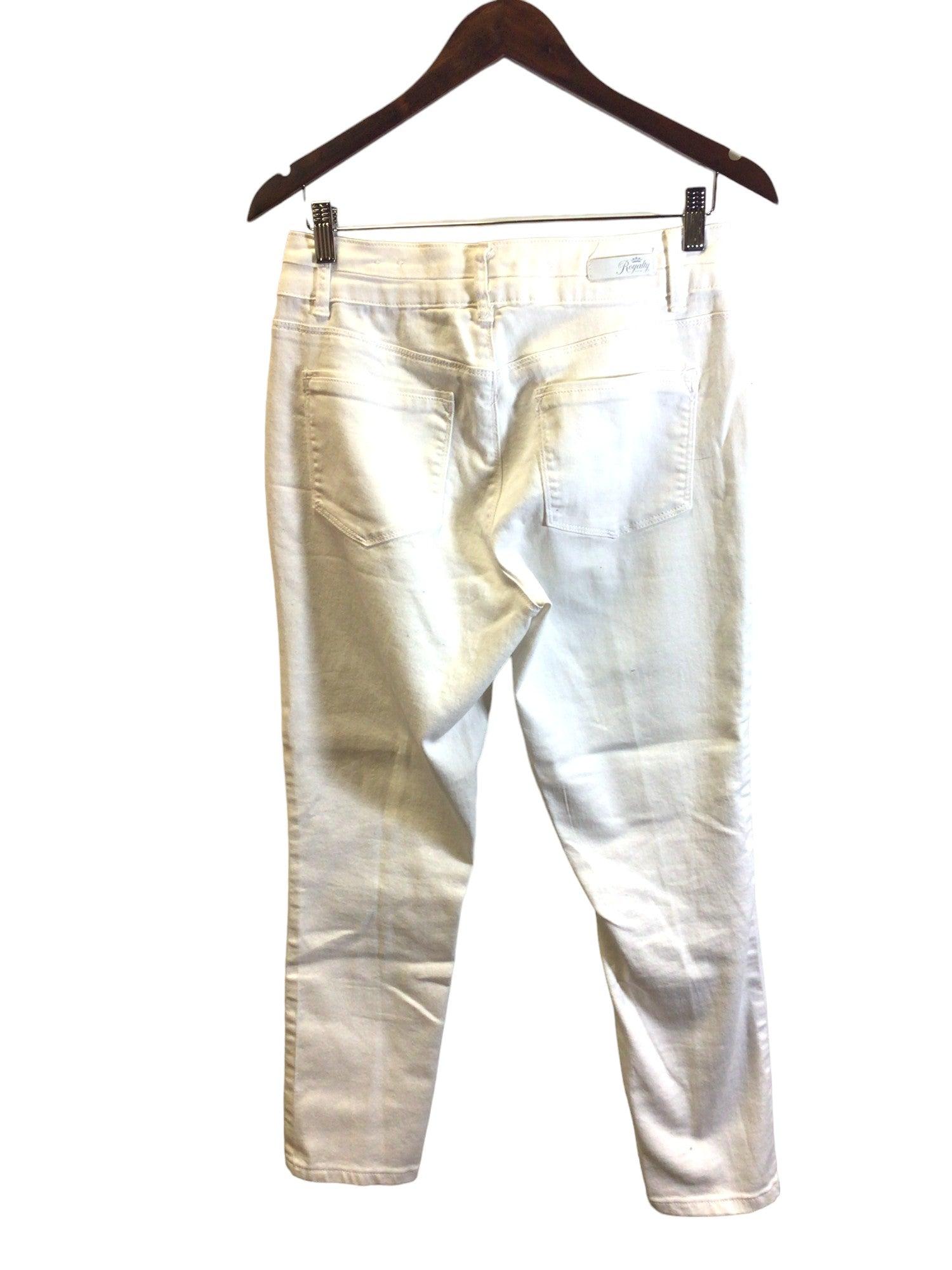 ROYALTY FOR ME Women Straight-Legged Jeans Regular fit in White - 8