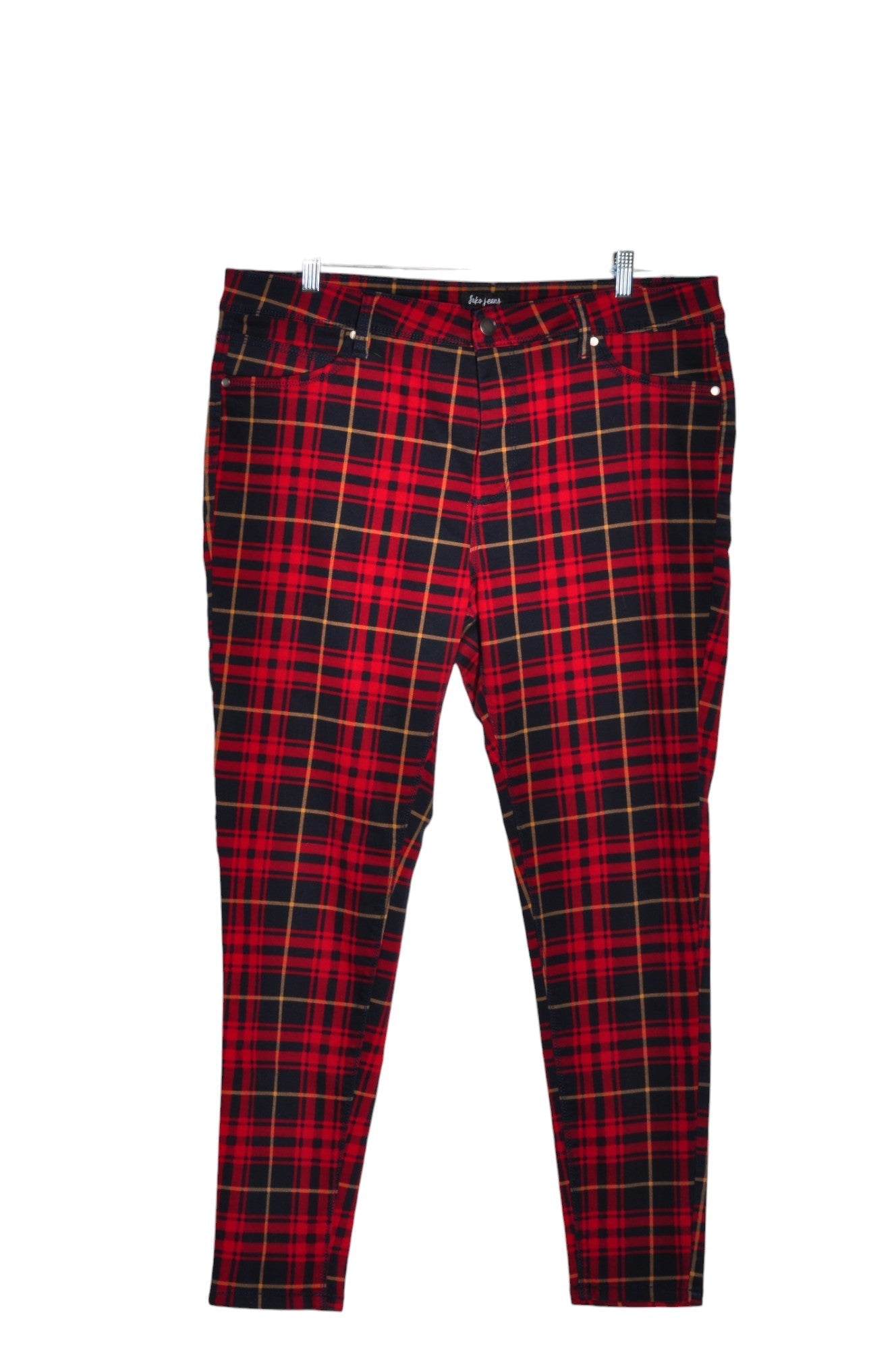 SUKO JEANS Women Work Pants Regular fit in Red - 16