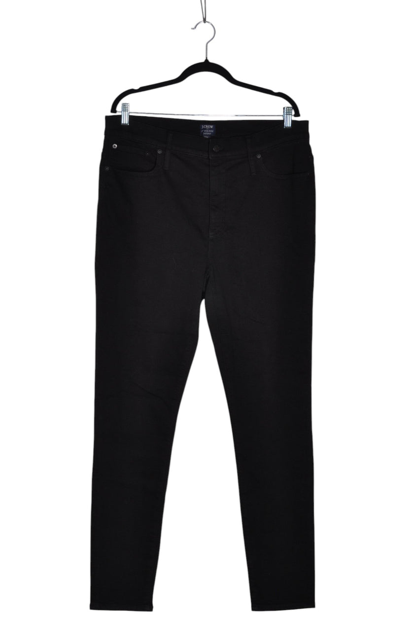 J. CREW Women Work Pants Regular fit in Black - 33