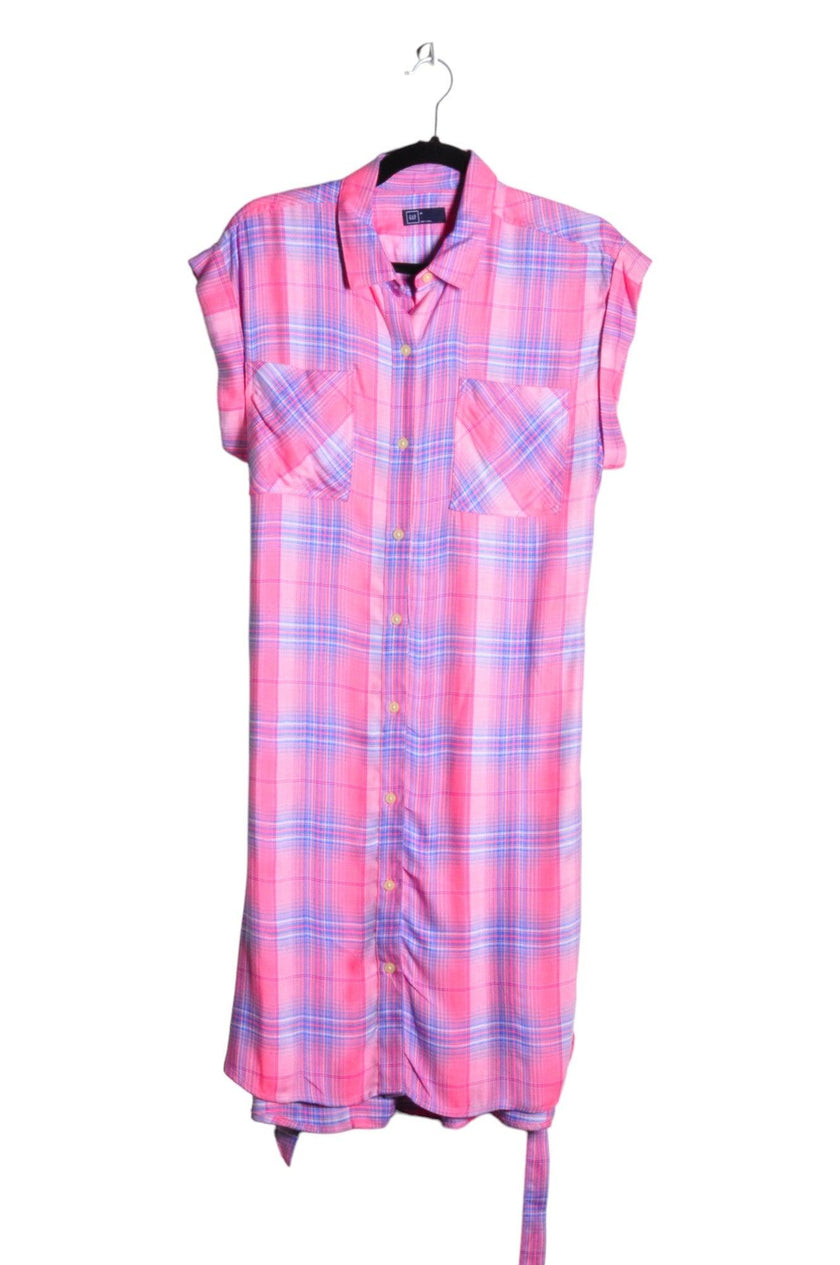 GAP Women Wrap Dresses Regular fit in Pink - M