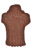 UNBRANDED Women Knit Tops Regular fit in Brown - M