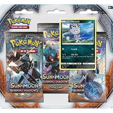 Burning Shadows 3 Pack Blister [Alolan Meowth]