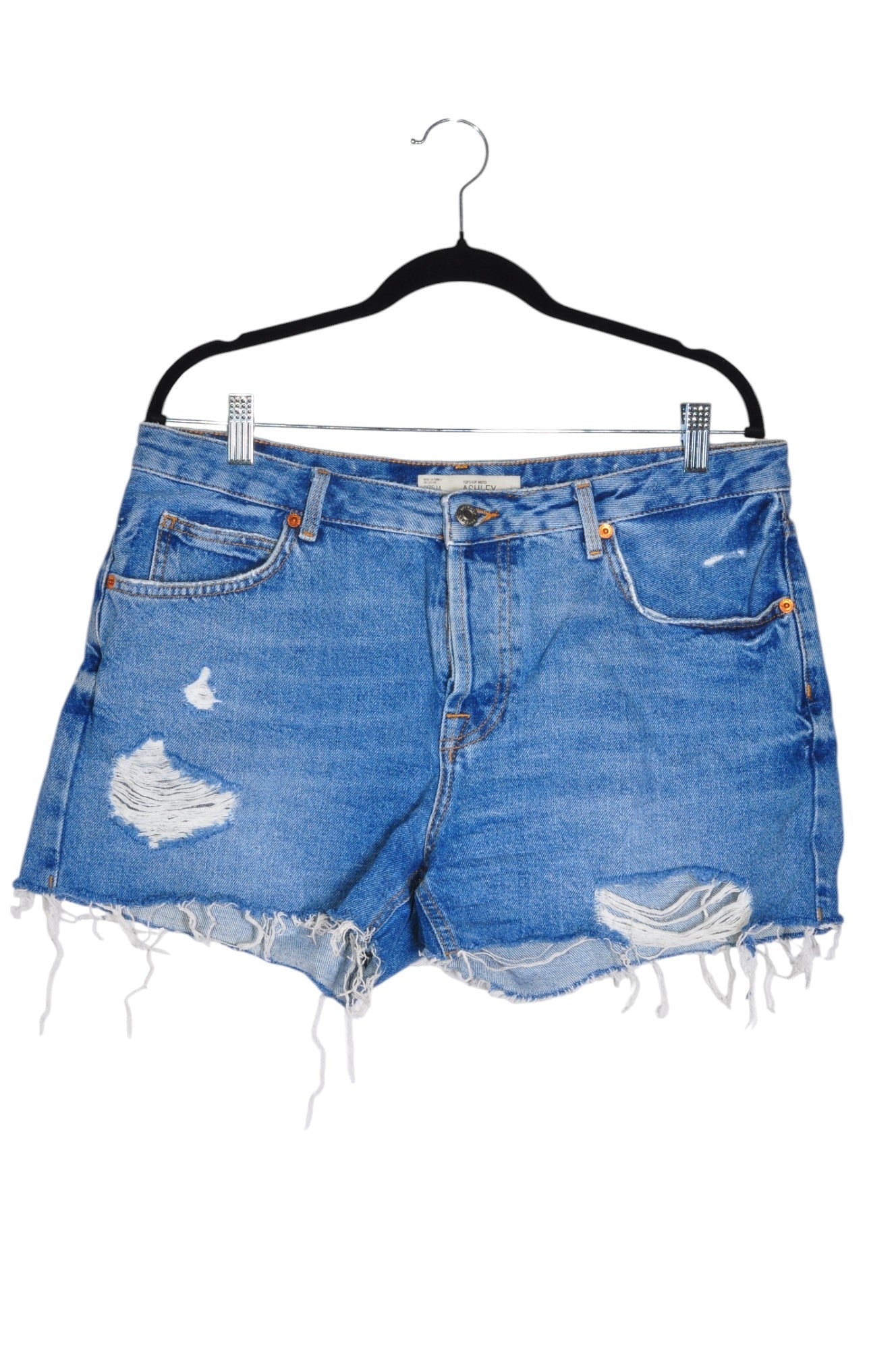 ASHLEY Women Denim Shorts Regular fit in Blue - 14