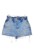 ZARA Women Denim Shorts Regular fit in Blue - 12