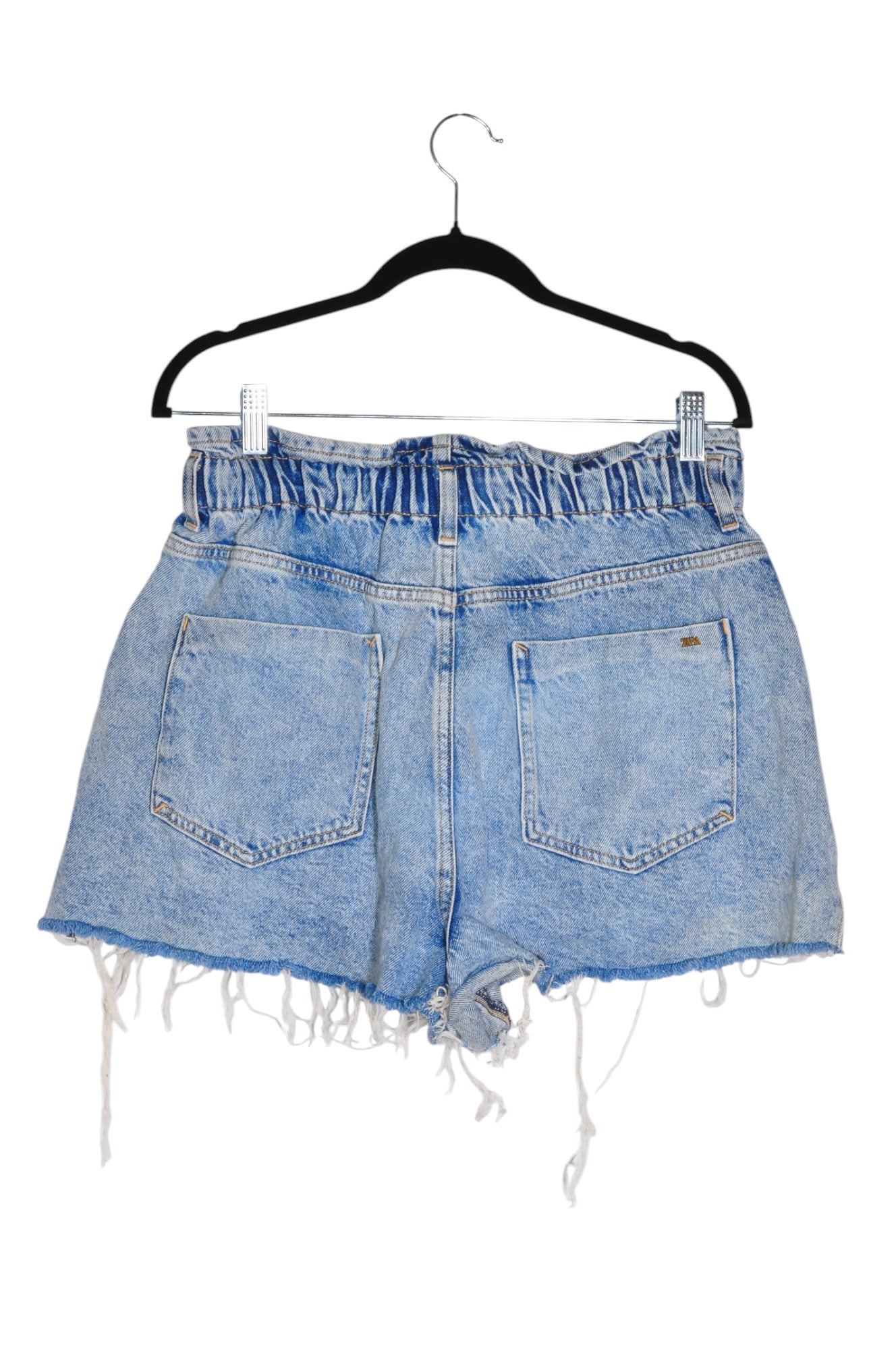 ZARA Women Denim Shorts Regular fit in Blue - 12