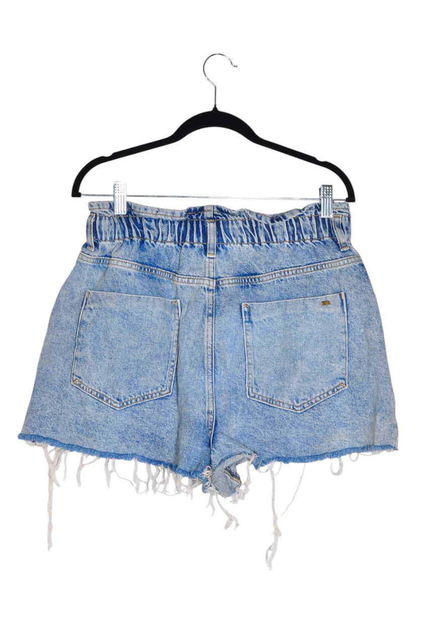 ZARA Women Denim Shorts Regular fit in Blue - 12