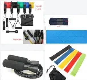 Resistance Band Set with Handles, Door Anchor & Foot Straps
