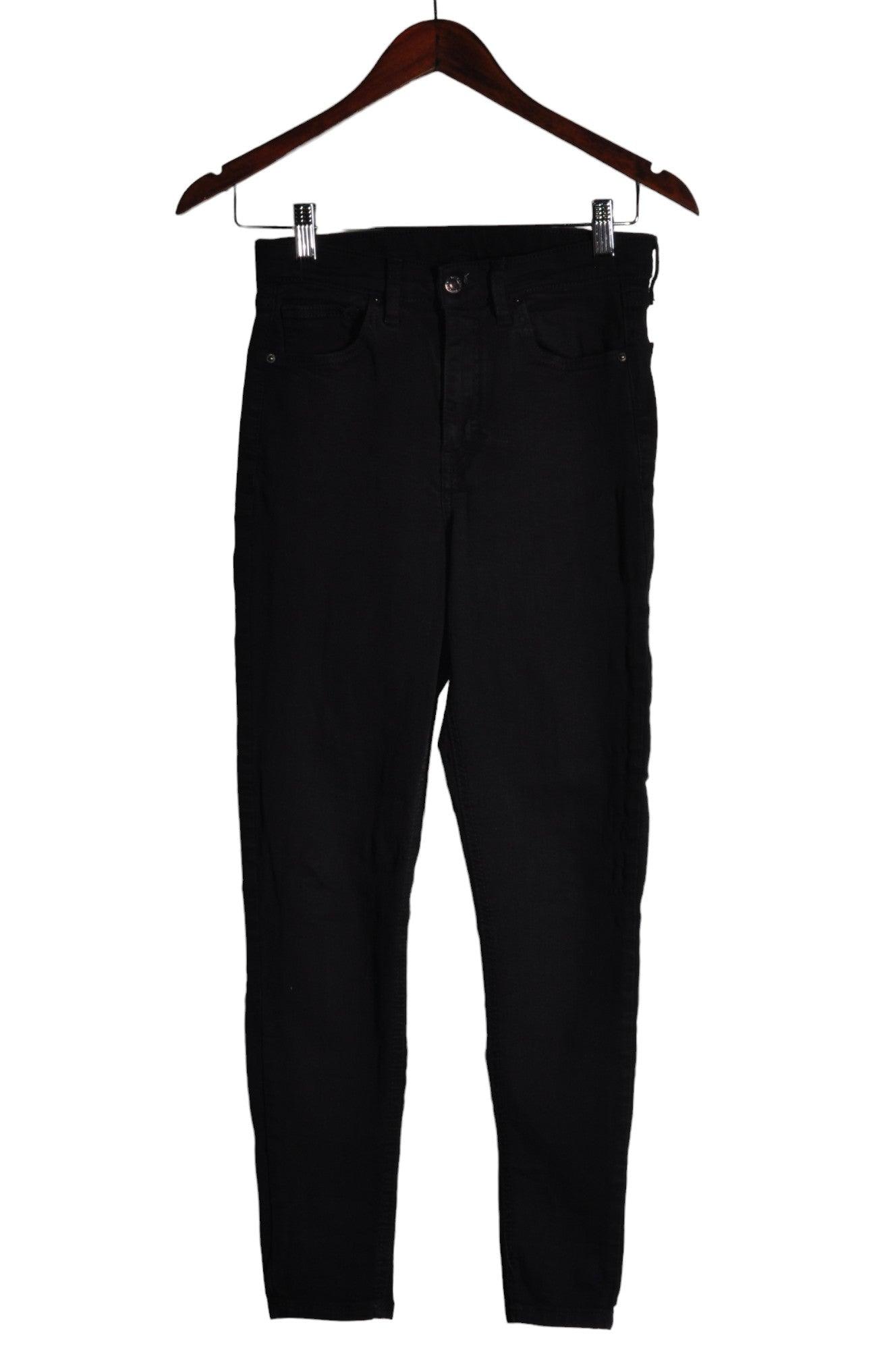 UNBRANDED Women Straight-Legged Jeans Regular fit in Black - 28x30