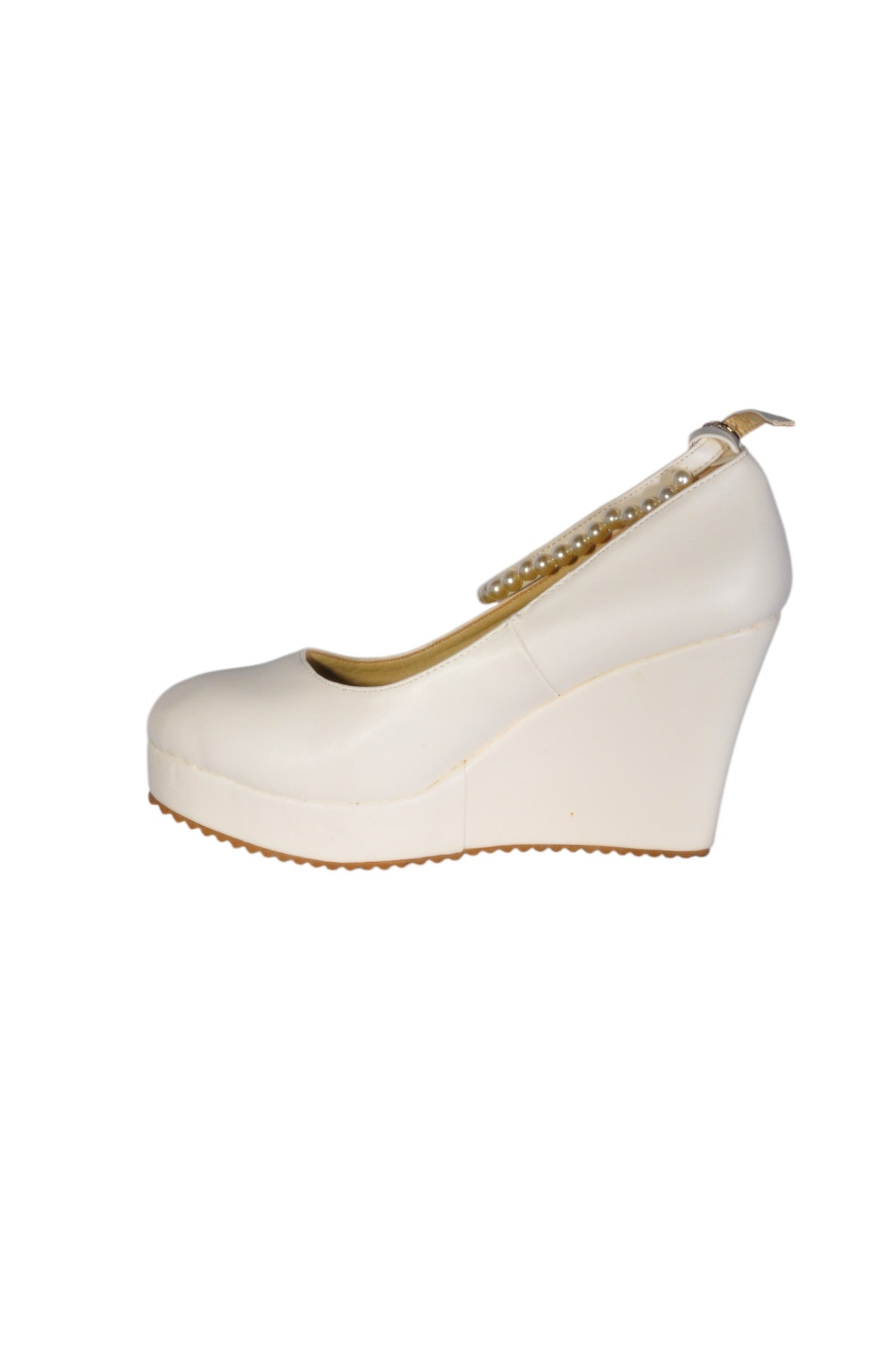 GET MORE BEAUTY Women Heels Regular fit in White - 38