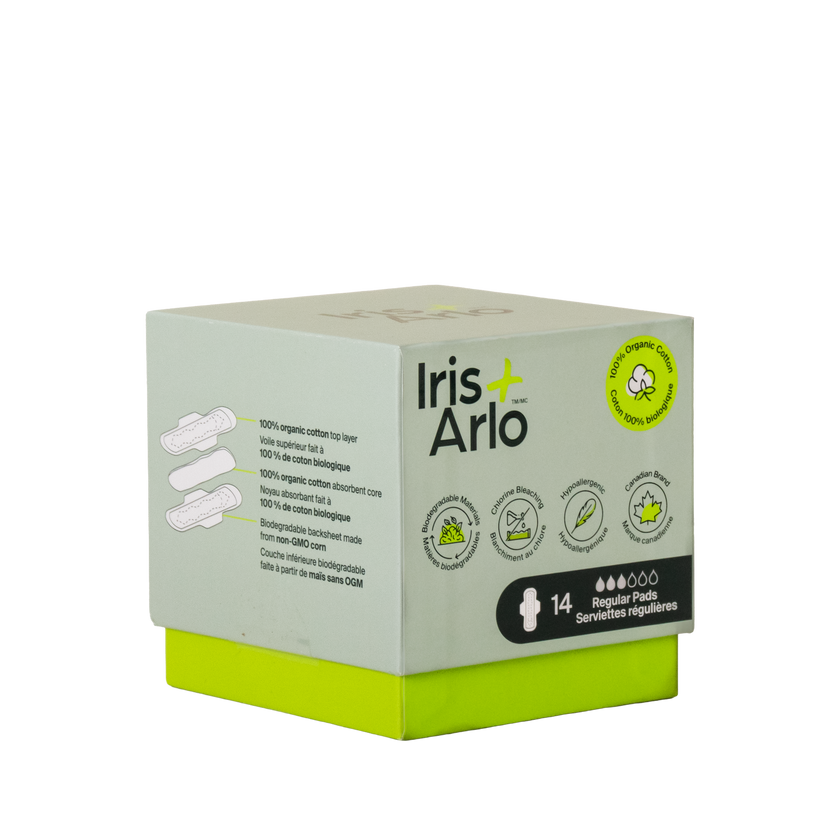 Iris + Arlo - Daily Pads, regular, 14ct - Iris + Arlo