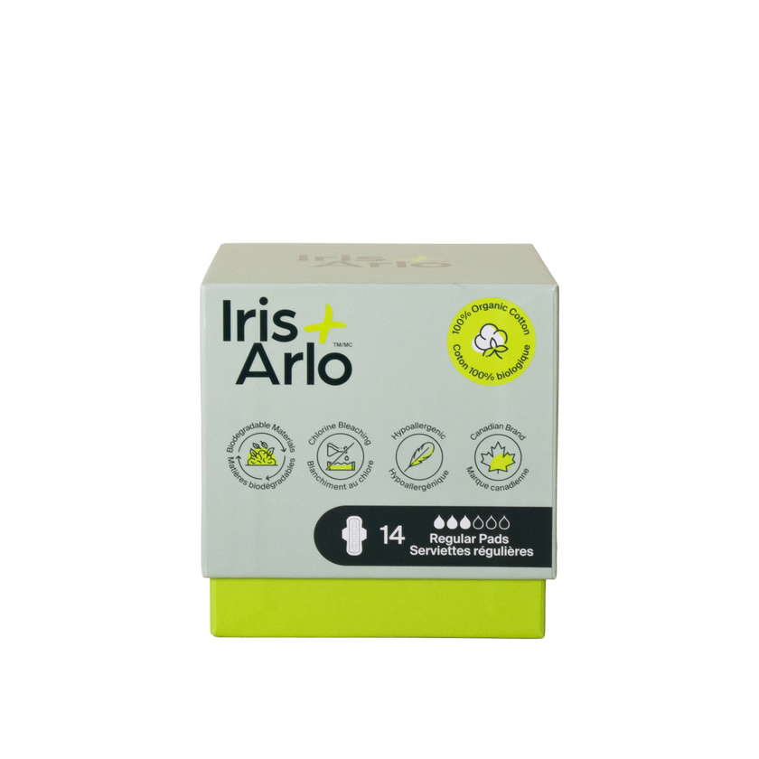 Iris + Arlo - Daily Pads, regular, 14ct - Iris + Arlo