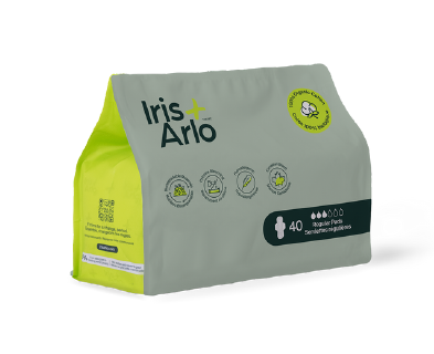 Iris + Arlo - Daily Pads, regular, 40ct - Iris + Arlo