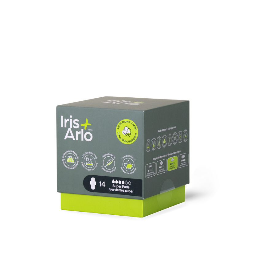 Iris + Arlo - Night Pads, Super, 14ct - Iris + Arlo