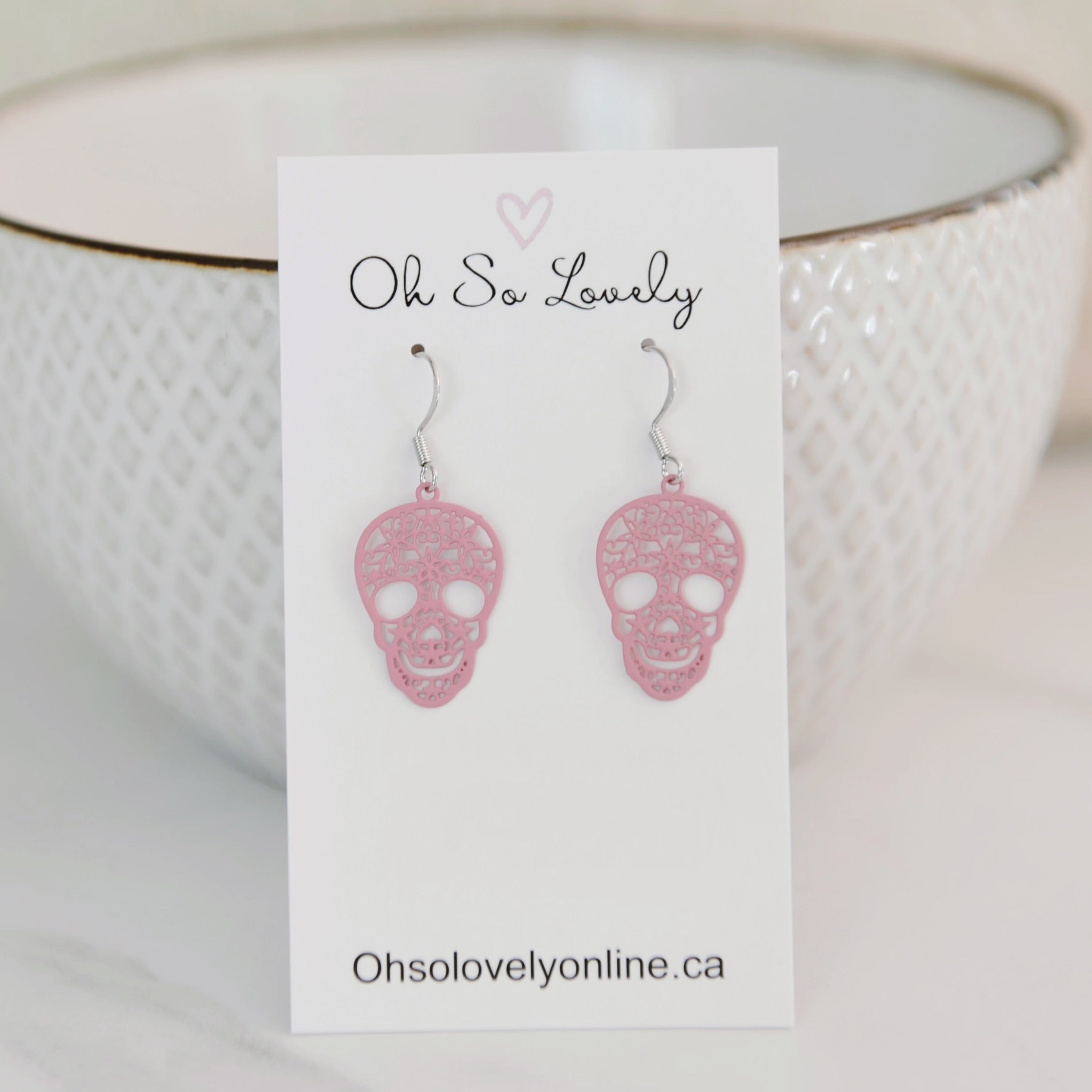 Dakota Skull Drop Earrings