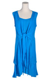 MARIE CLAIRE Women High Low Dresses Regular fit in Blue - XL