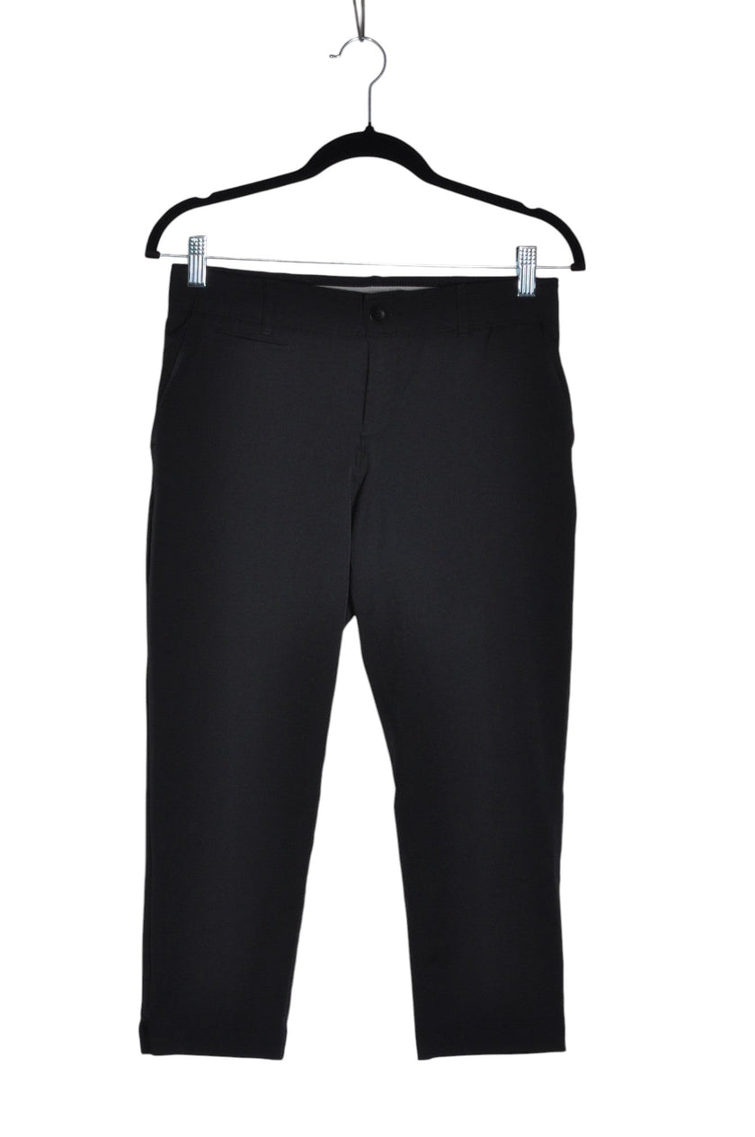H&M Women Capri Pants Regular fit in Black - 4