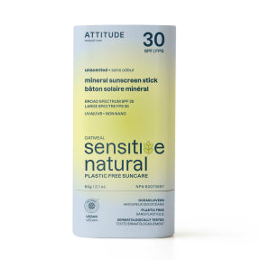 Attitude - Sensitive Skin SPF 30 Stick - Unsc (60g)