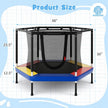 4 FT Small Toddler Recreational Trampoline with Safety Enclosure Net