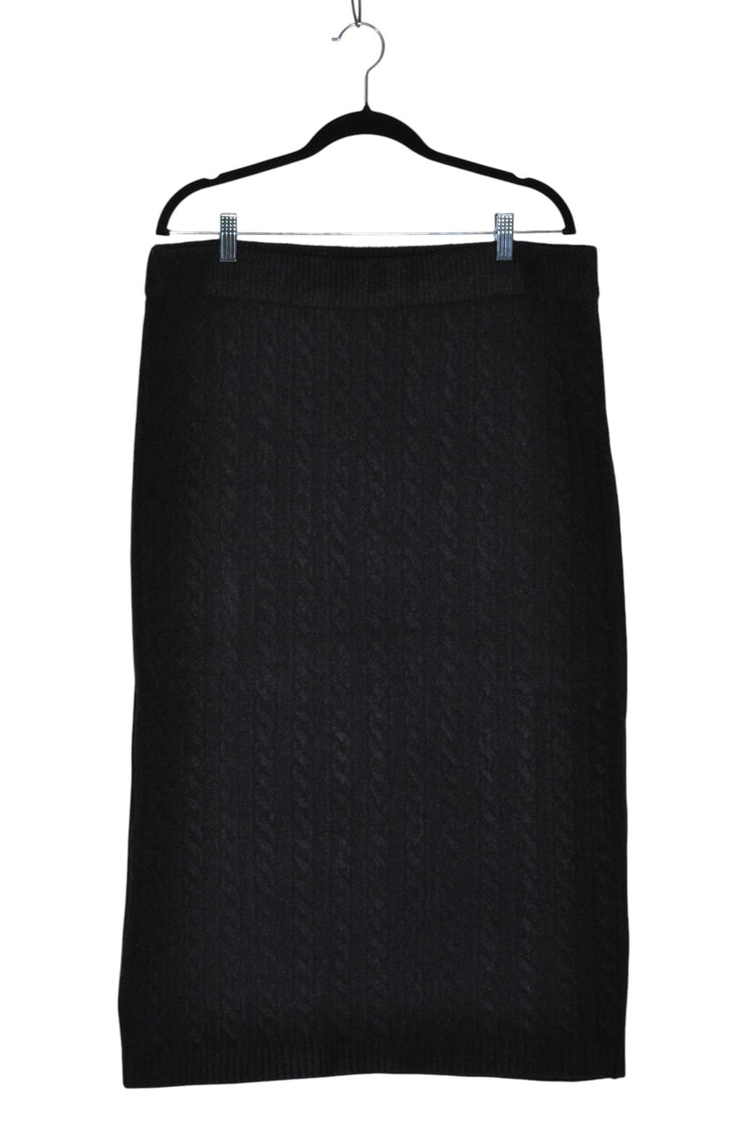 JOE FRESH Women Pencil Skirts Regular fit in Black - XL