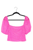 FOREVER 21 Women Crop Tops Regular fit in Pink - L