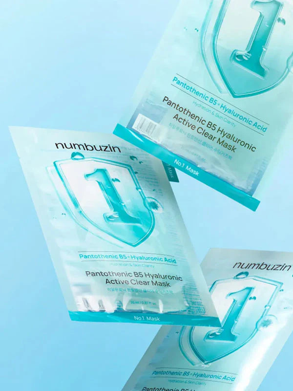 numbuzin No.1 Pantothenic B5 Hyaluronic Active Clear Mask 1 BOX / 5 PCS