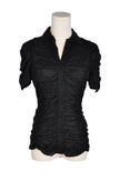 CHATEAU Women Button Down Tops Regular fit in Black - XS