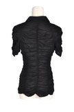 CHATEAU Women Button Down Tops Regular fit in Black - XS