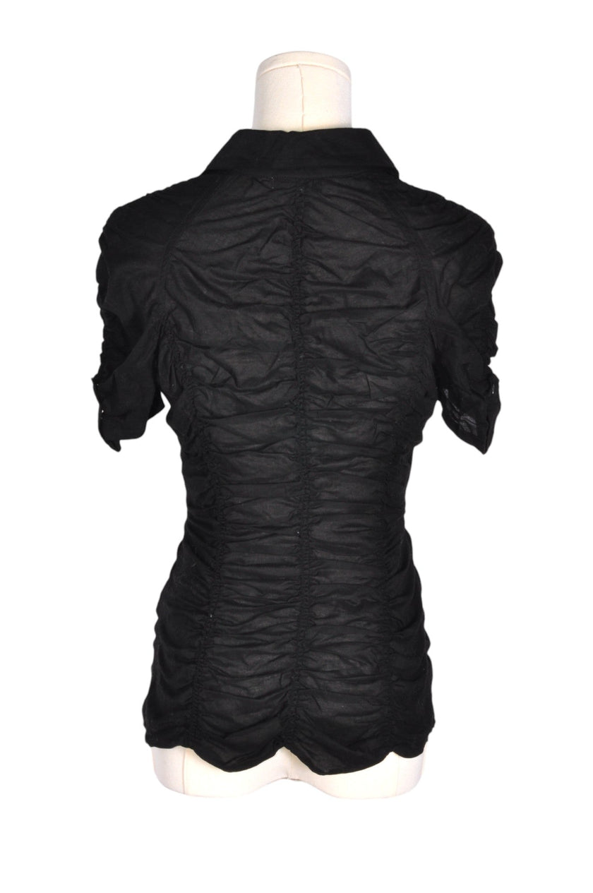 CHATEAU Women Button Down Tops Regular fit in Black - XS