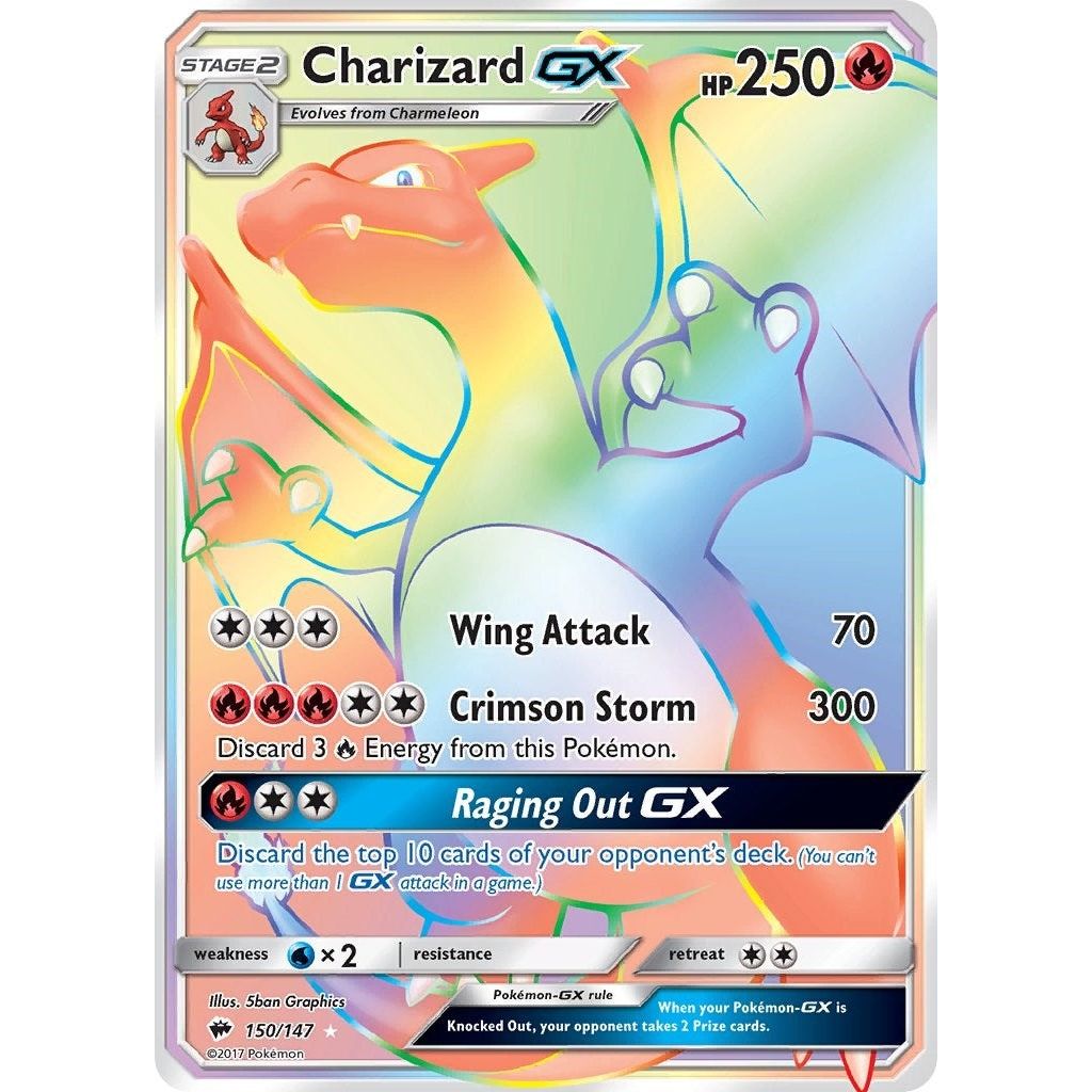 Charizard GX (Secret) (150/147) (SM03)