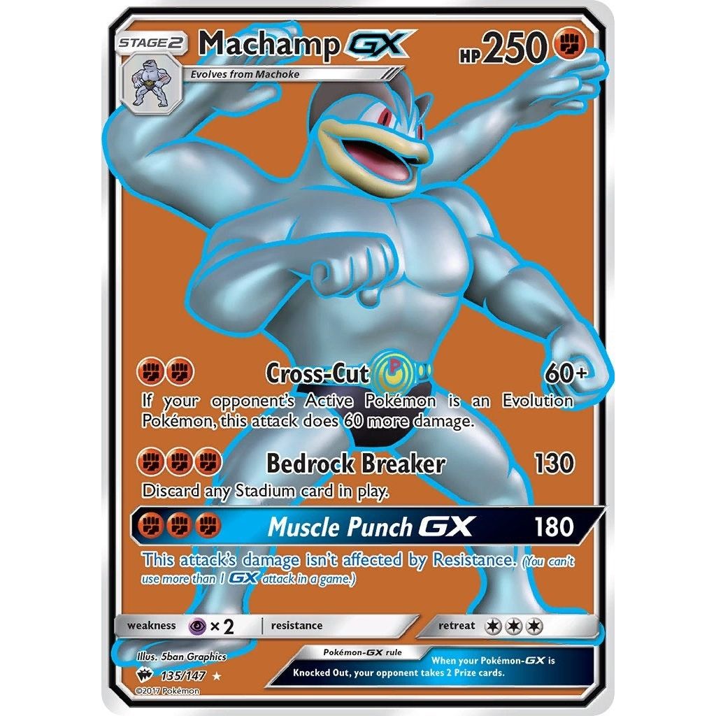 Machamp GX (Full Art) (135/147) (SM03)
