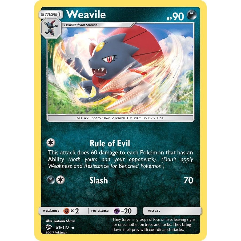 Weavile (86/147) (SM03)