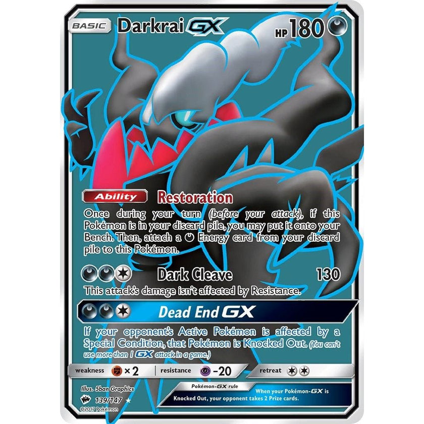 Darkrai GX (Full Art) (139/147) (SM03)
