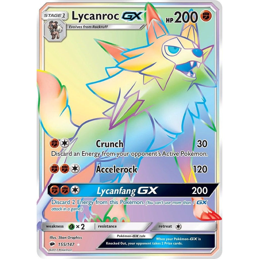Lycanroc GX (Secret) (155/147) (SM03)