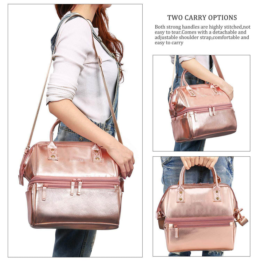 Women Fashion Commute Crossbody Nylon Waterproof Work Lunch Bag
