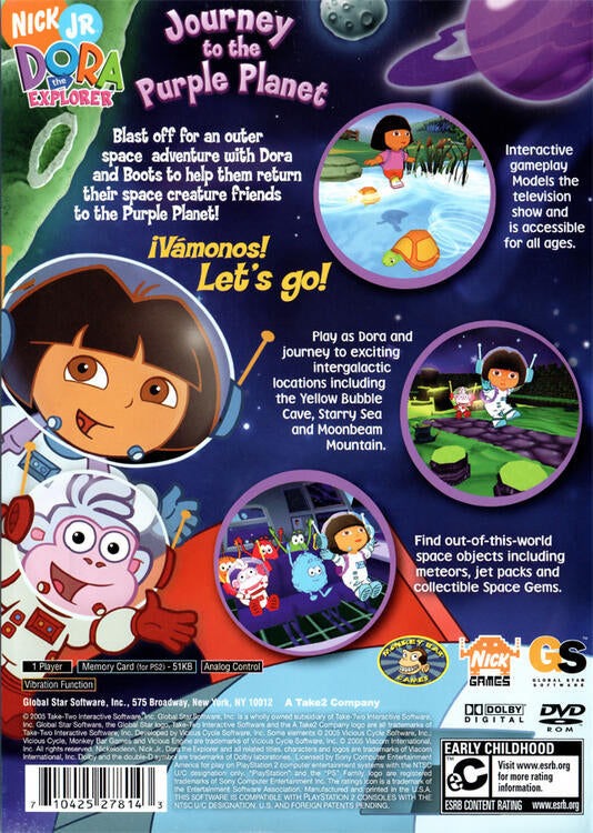 Dora l'exploratrice : Voyage vers la planète violette (occasion)