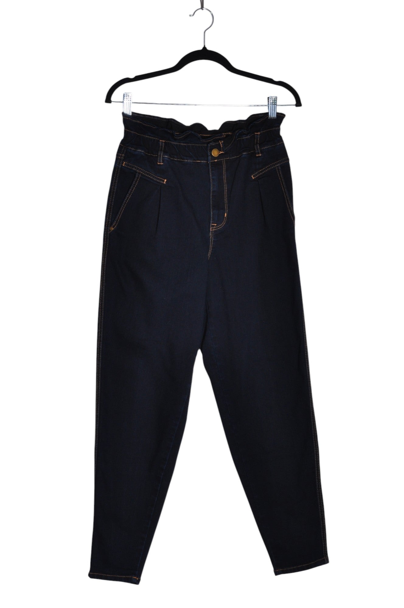VINTAGE AMERICA Women High-Waisted Jeans Regular fit in Black - 8