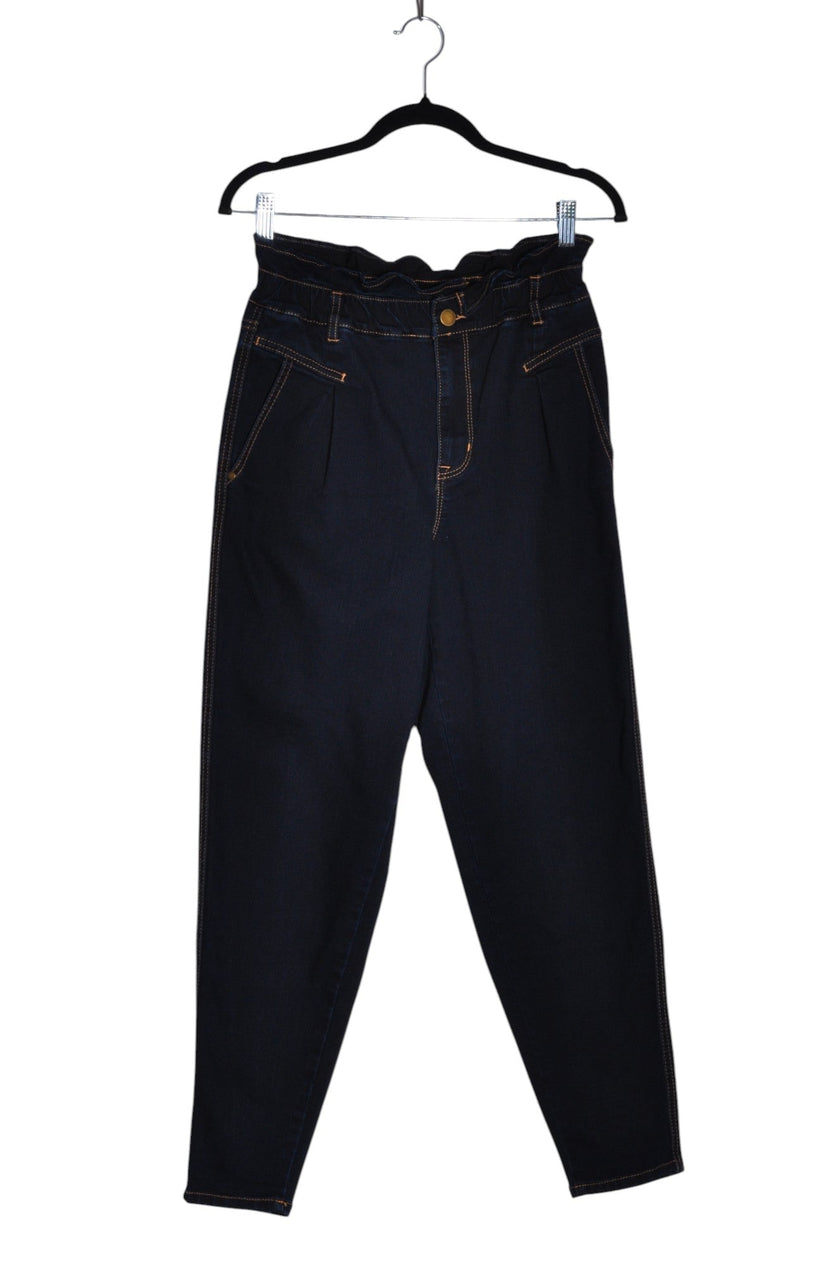 VINTAGE AMERICA Women High-Waisted Jeans Regular fit in Black - 8