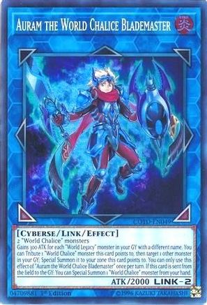 Auram the World Chalice Blademaster (COTD-EN049) - Code of the Duelist 1st Edition