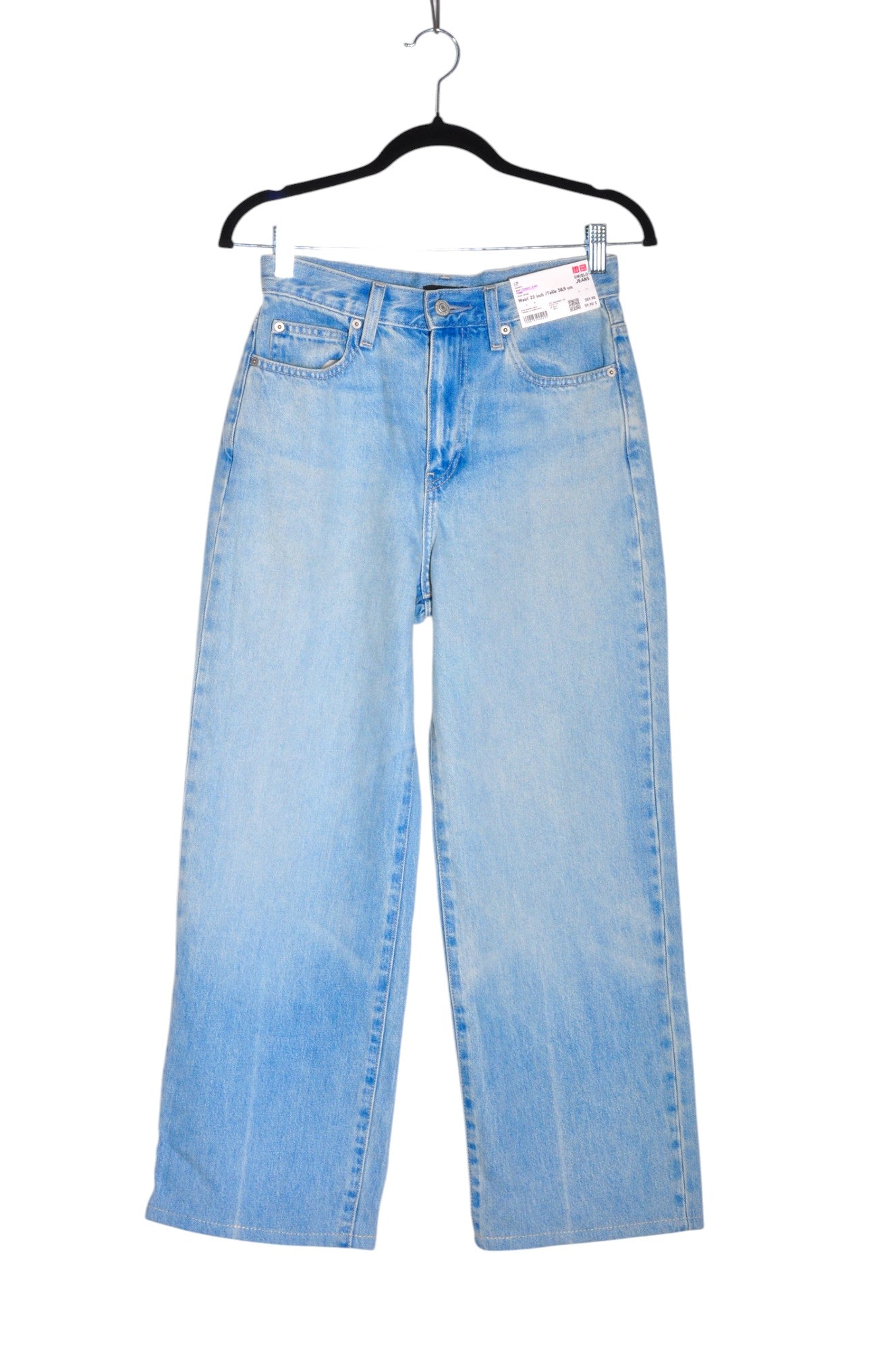 UNIQLO Women Straight-Legged Jeans Regular fit in Blue - 23
