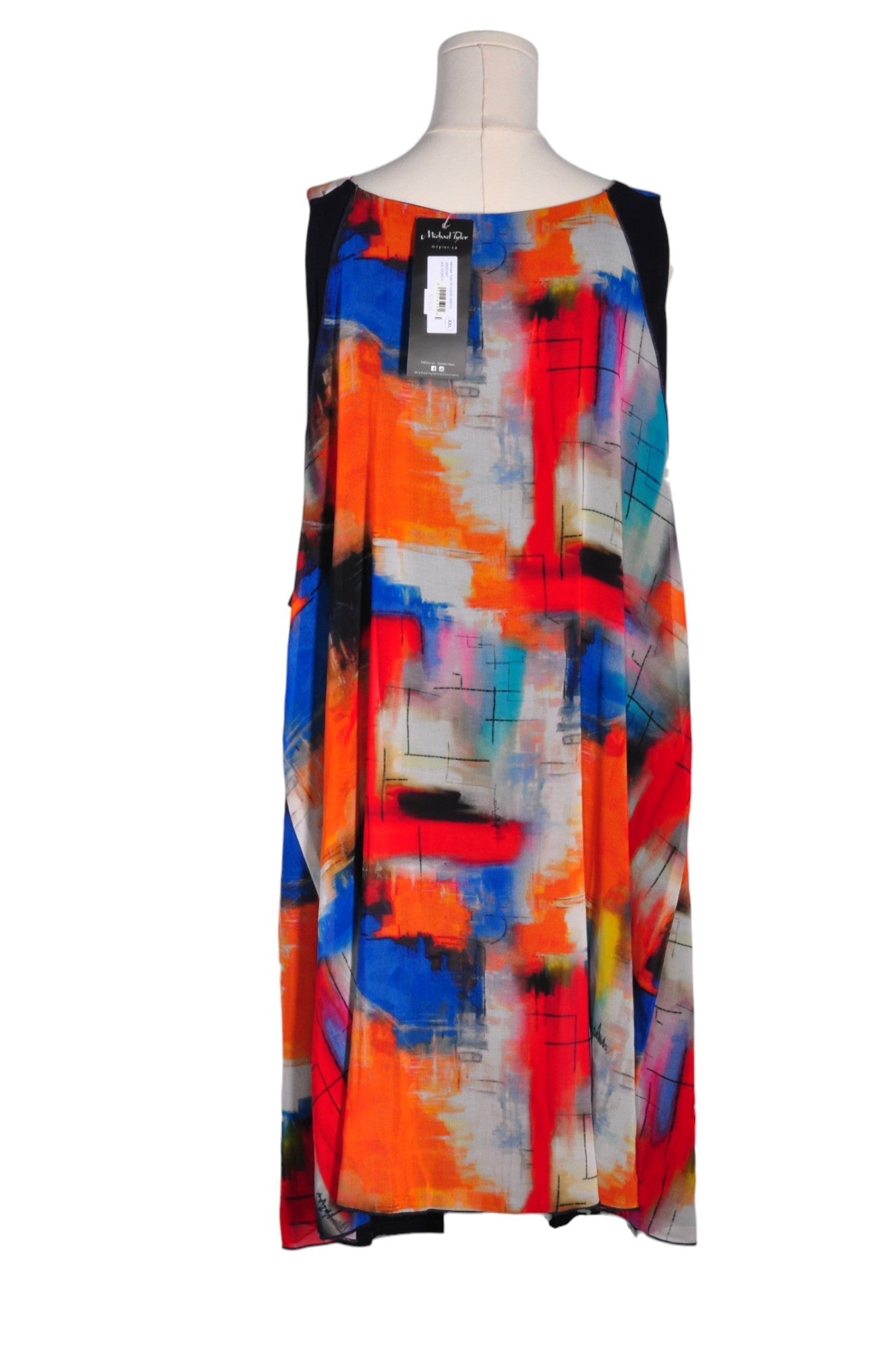 MICHAEL TYLER Women Shift Dresses Regular fit in Orange - XXL
