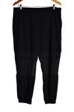 UNBRANDED Women Activewear Joggings Regular fit in Black - XXL
