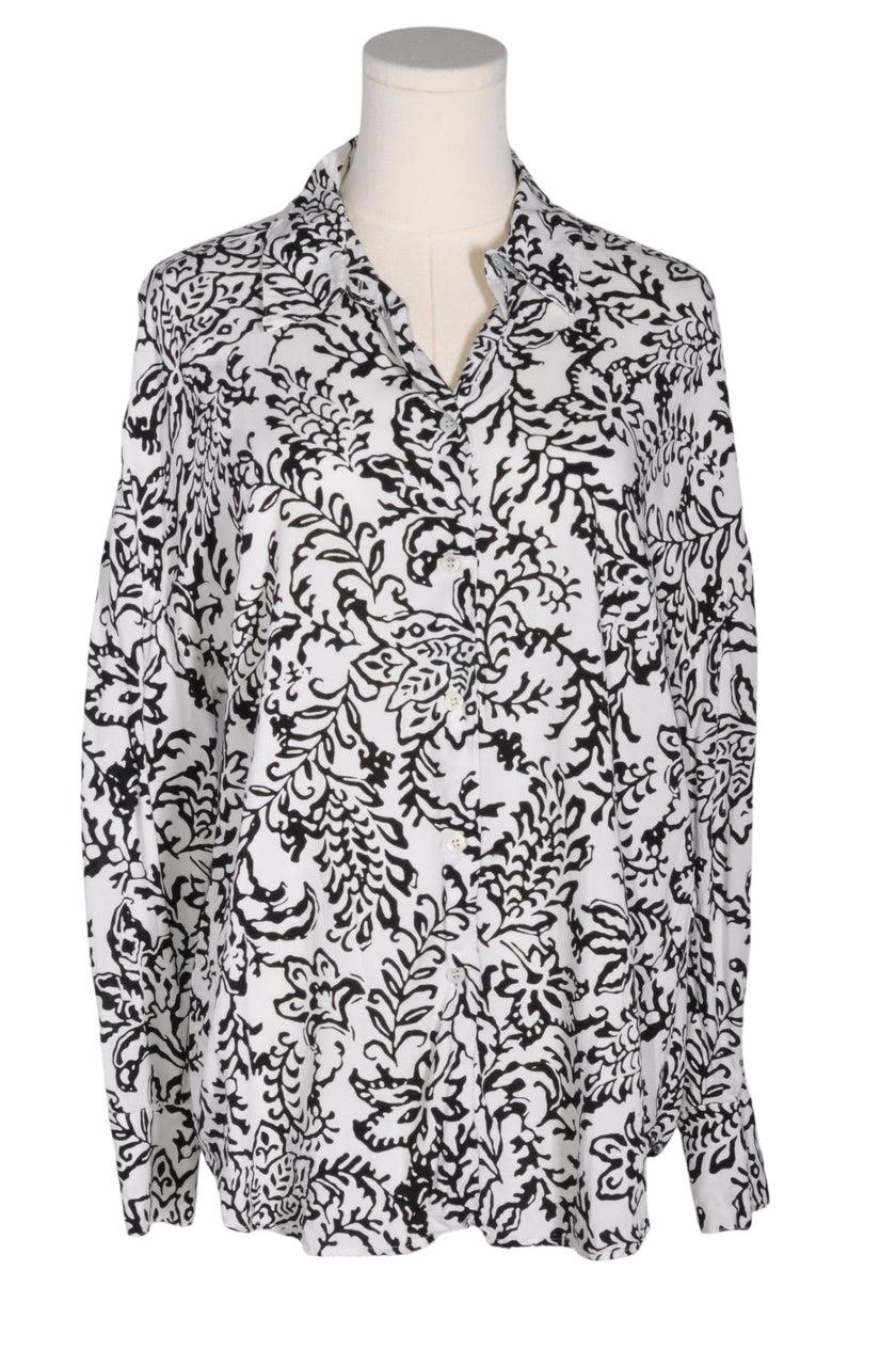 ZARA Women Button Down Tops Regular fit in White - S