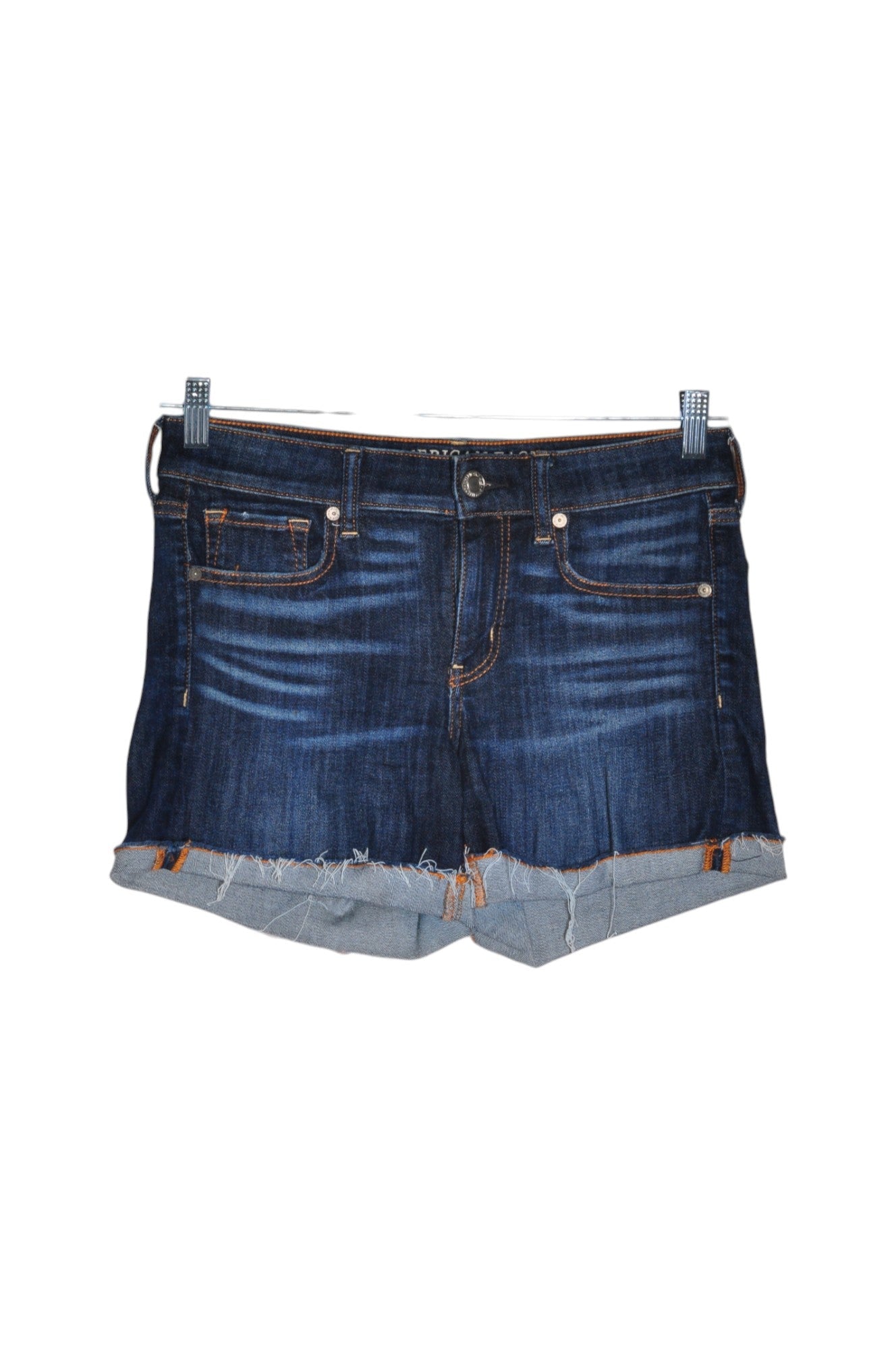 AMERICAN EAGLE Women Denim Shorts Regular fit in Blue - 6