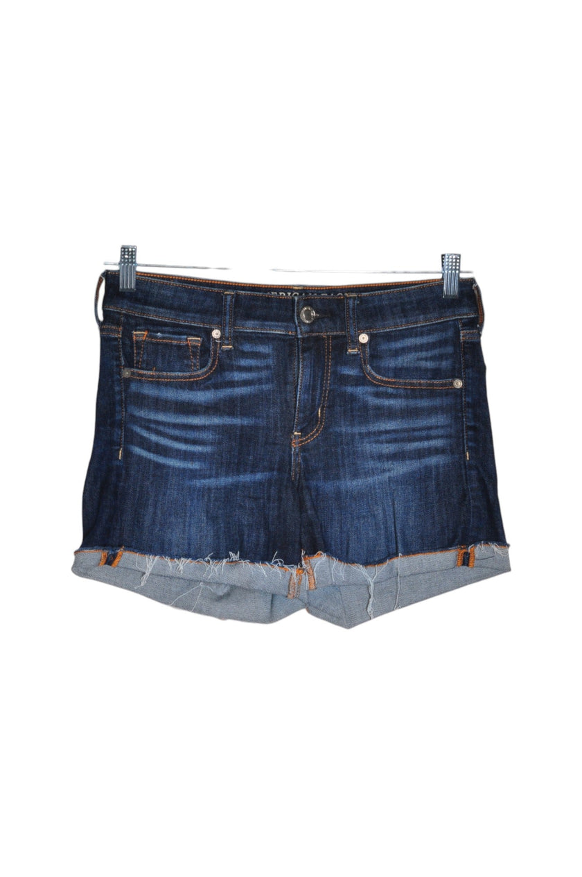 AMERICAN EAGLE Women Denim Shorts Regular fit in Blue - 6