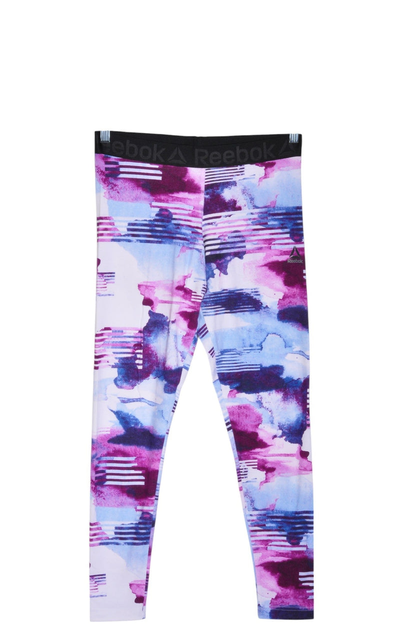 REEBOK Women Activewear Leggings Regular fit in Purple - M