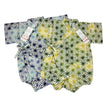 [Pre-Order] Made in Japan Jinbei Romper: Hemp Leaf Pattern (Tsumugi Cotton) (Save 50% in January)