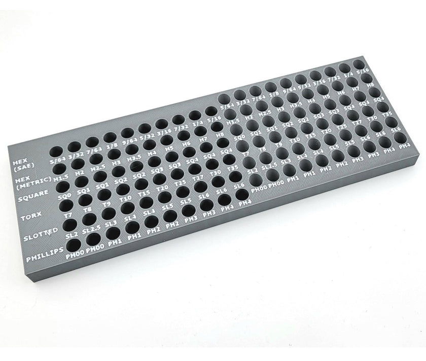 Screwdriver Hex Bit Storage - Fits 2