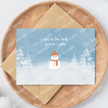 You're the Best Person I Snow Greeting Card