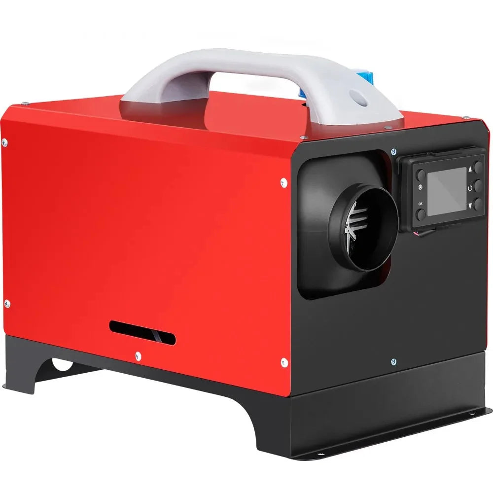 VEVOR Diesel Air Heater 8KW Parking Heater 12V Truck Heater, One Air Outlet, with Black LCD Switch, Remote Control, Fast Heating Compact Diesel Heater, For Car, RV Truck, Boat, Campervans, Caravans